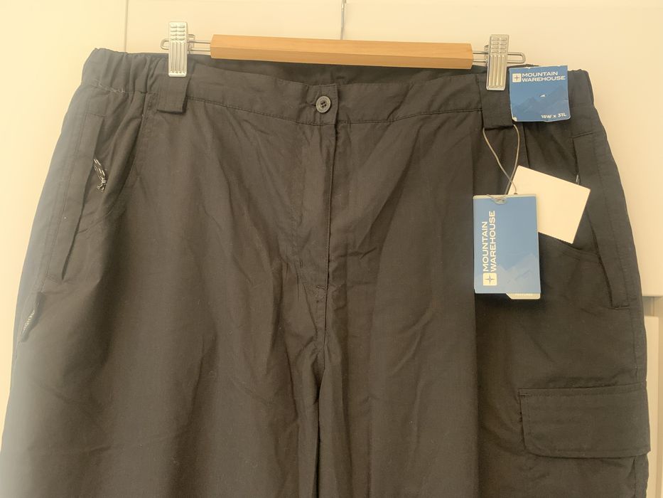 Zimowe termiczne spodnie cargo Mountain Warehouse rozmiar 46