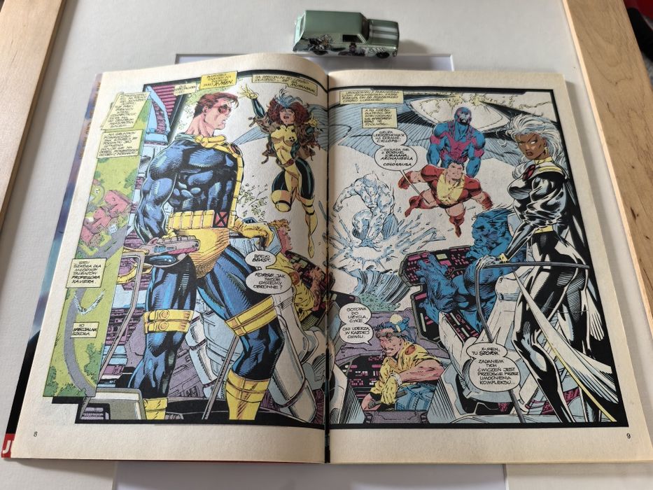 X-Men komiks & Hot wheels.