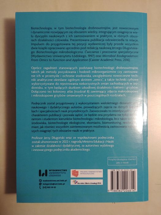 Biotechnologia drobnoustrojów - Jerzy Długoński - stan idealny