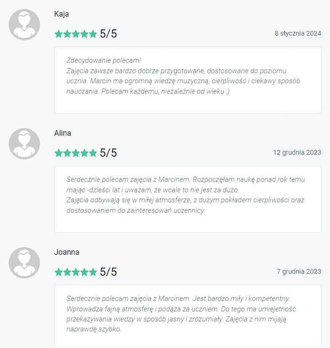 Lekcje pianina/fortepianu muz filmowa, klasyczna, rozrywkowa nauka gry