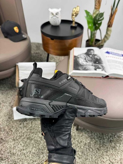 Salomon X Ultra 4 GTX All Black чоловічі термо кросівки