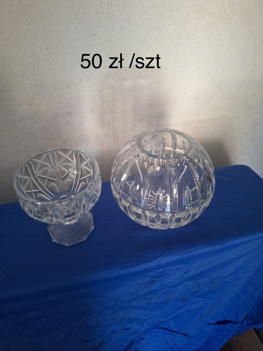 Naczynia krysztalowe, nieuzywane