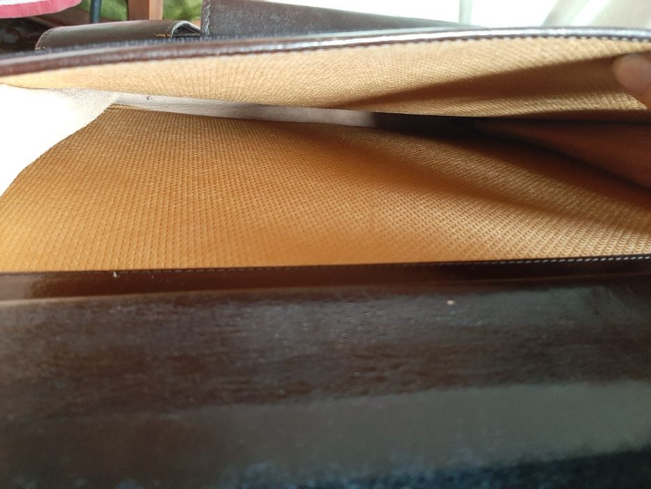 teczka brązowa  męska, do pracy, Time TEX