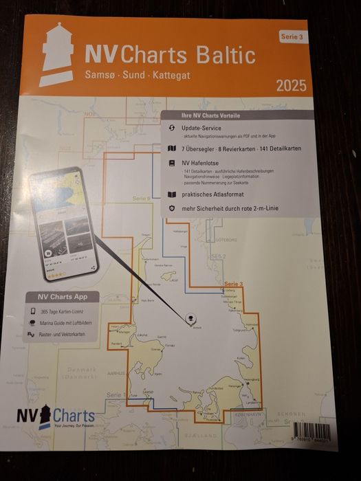 Mapa morska NV 3 Samso-Sund-Kattegat