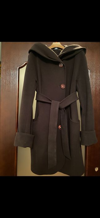 Пальто  кашемір з поясом