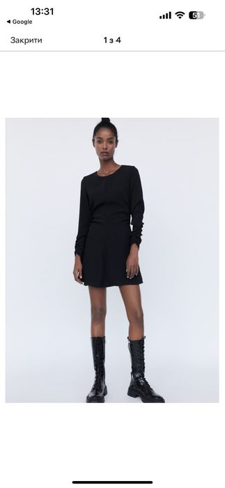 Сукня Zara, плаття жіноче , чорне плаття