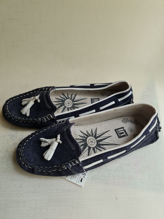 Туфлі замш топсайдери