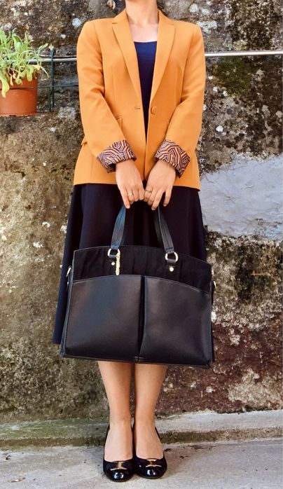 Mala de portátil preta