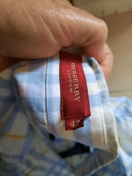 Camisa manga curta Burberry
