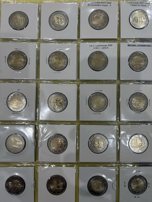 Coleção Moedas 2€ Comemorativas UNC