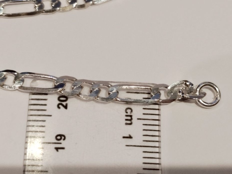 Na walentynki łańcuszek nowy Figaro 925s