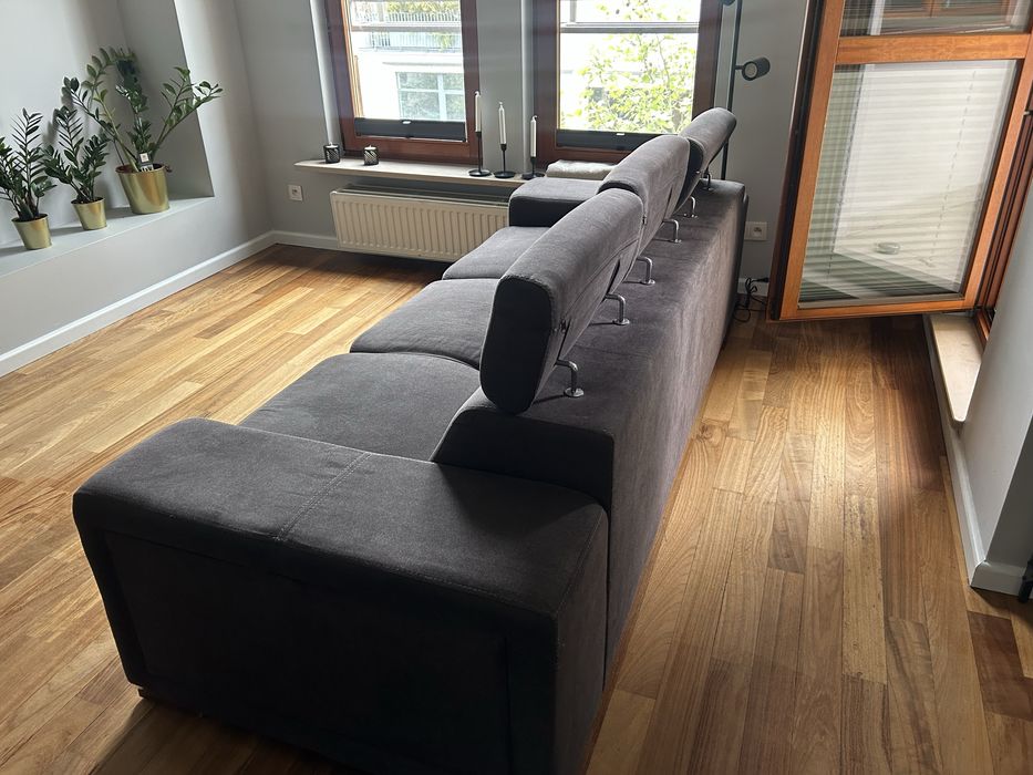 Sofa 250cm x 95 cm szara