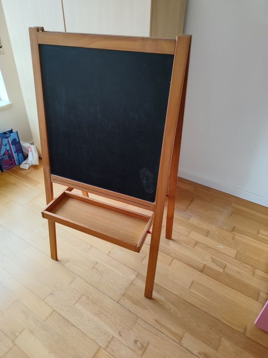 Quadro/cavalete madeira para criança