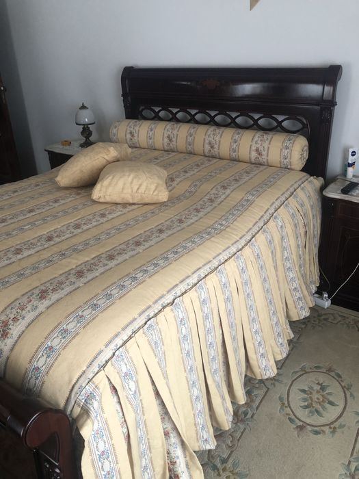Cortinados + Colcha quarto