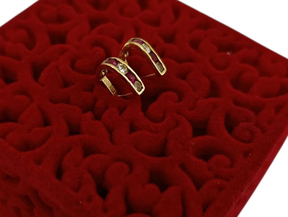 malutkie złote kolczyki 585