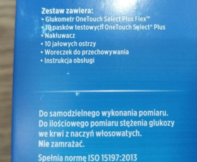 Nowy glukometr One Touch Select Plus Flex