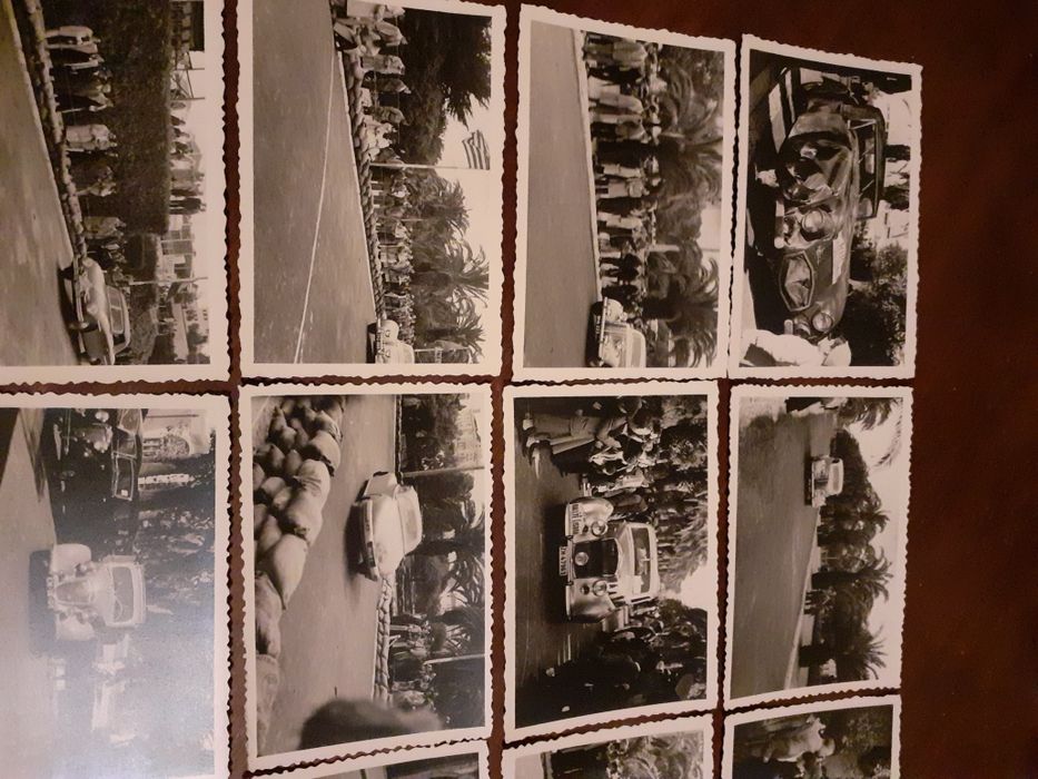 1947? Rallye Lisboa estoril x24 fotos originais raras automobilia