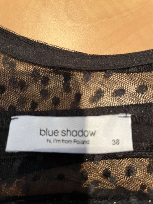 Piękna sukienka Blue Shadow rozmiar 38