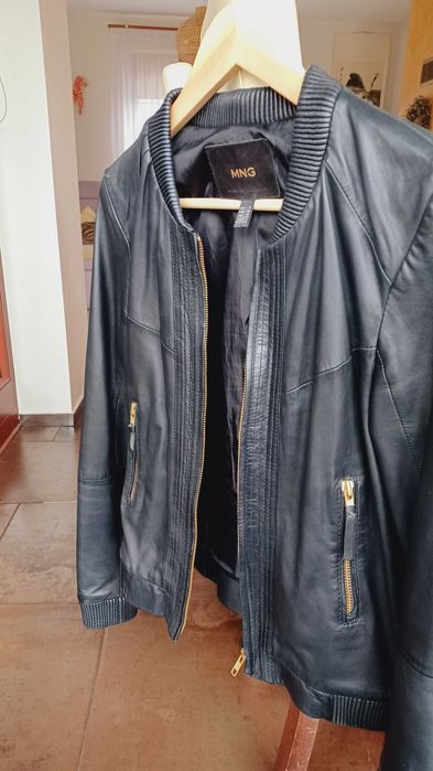 Kurtka skóra naturalna Mango S