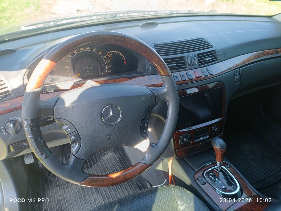 Бампер фари капот Mercedes w220. Розборка