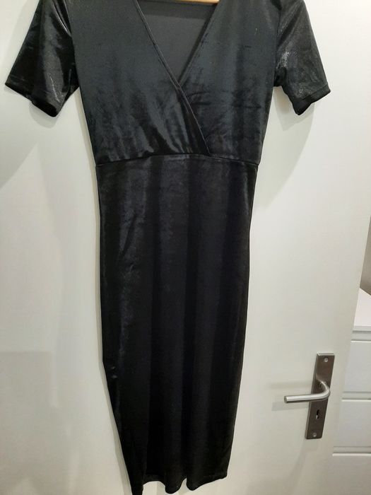Vestido de veludo Zara