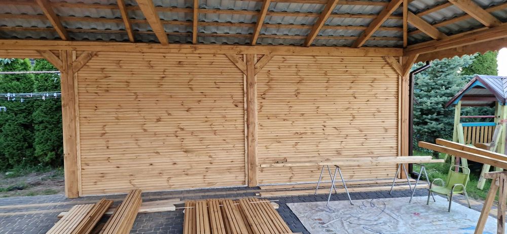 Altany, wiaty, tarasy z drewna