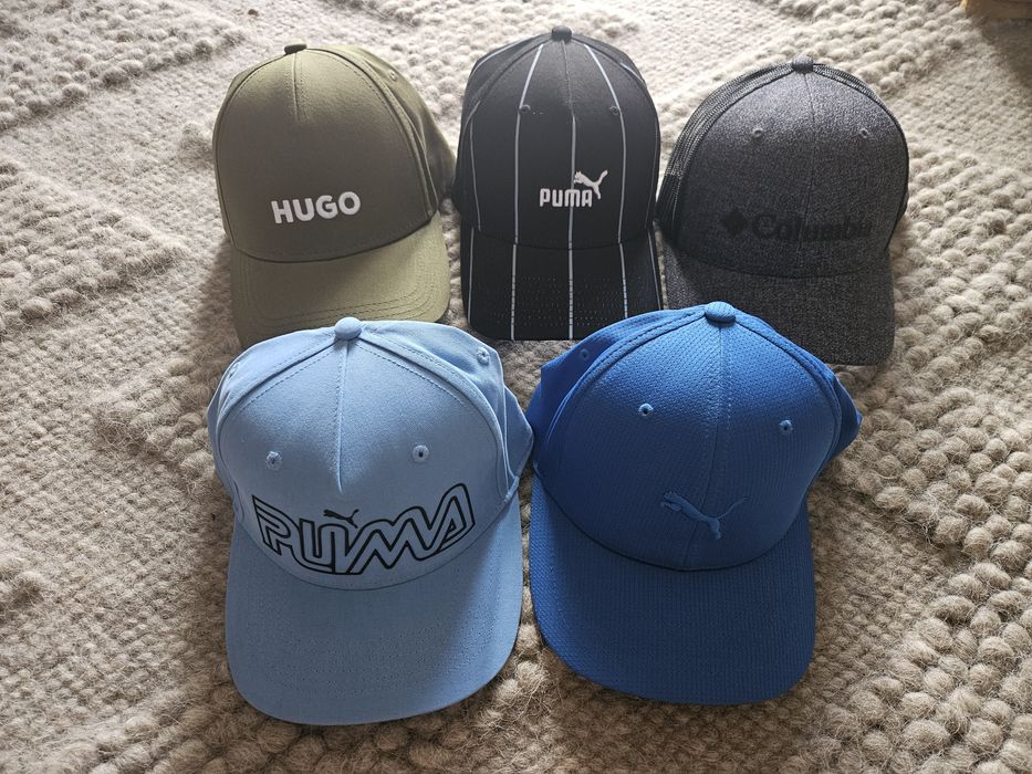 Кепки Puma, Columbia, Hugo. Нові або дуже легке б/в. Разом чи окремо.