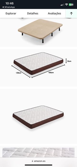 Colchão praticamente novo