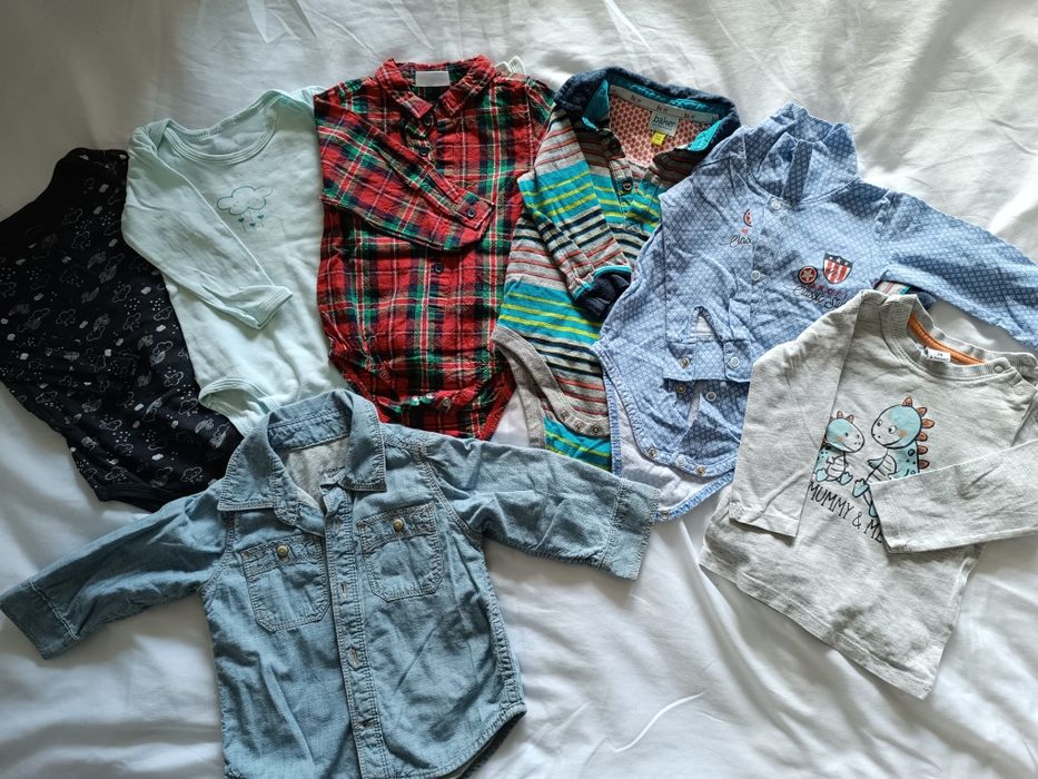 Duża paka ubrań chłopczyk 74