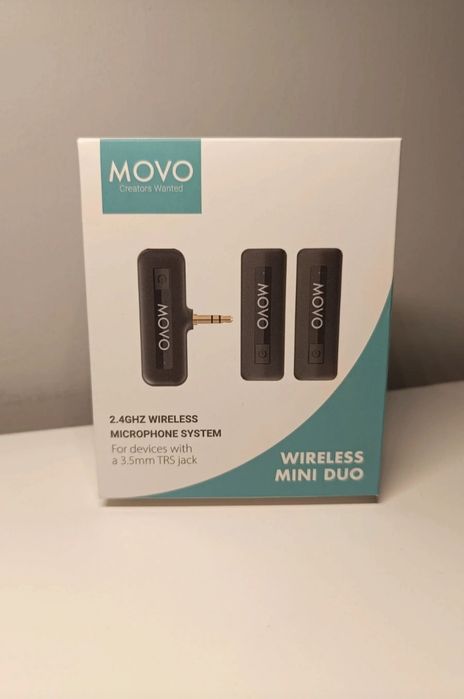 Bezprzewodowe mikrofony do aparatów
Na sprzedaż nowy zestaw mikrofonów