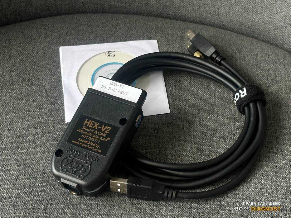 ВАСЯ Діагност 25.3 ‼️ АвтоСканер для VAG з 1988 по 2023р‼️ VCDS HEX V2