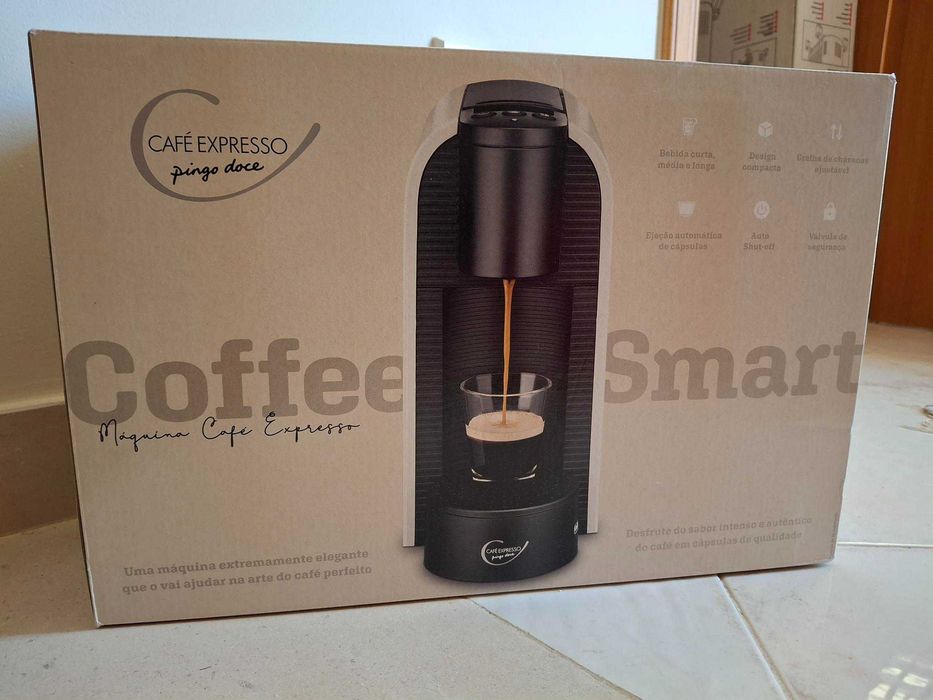 Maquina de cafe expresso cápsulas - marca Pingo Doce compativel cápsulas Pingo Doce