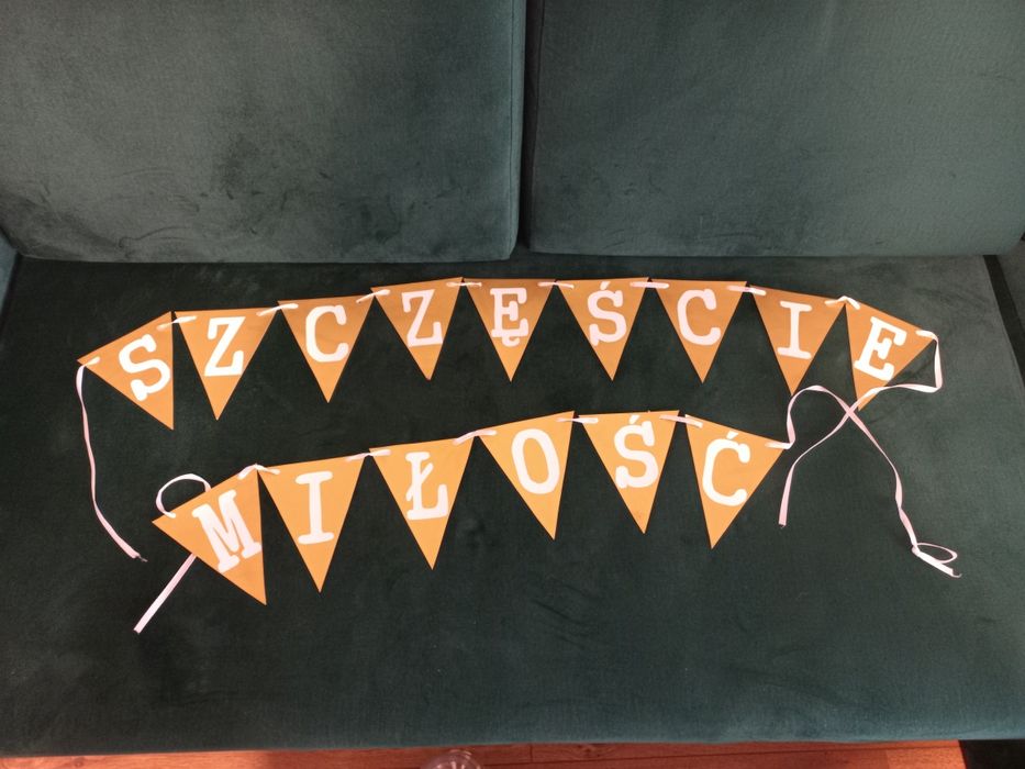 Napisy weselne ręcznie robobione