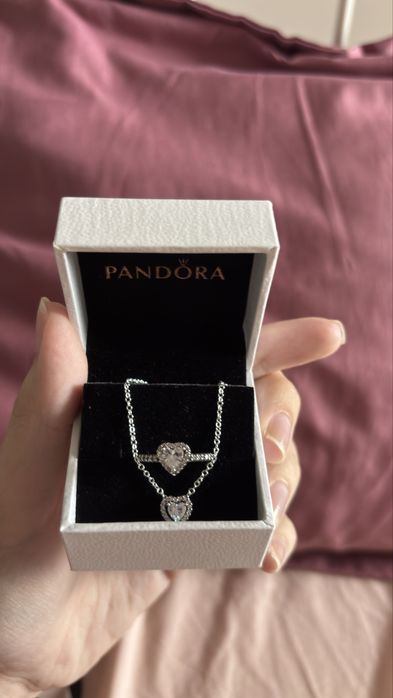 Conjunto colar e anel tam 52 Pandora