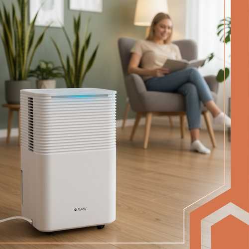Осушувач повітря RUHHY DRYZIX — Wi-Fi (12 л/24 год) Поглинач вологи