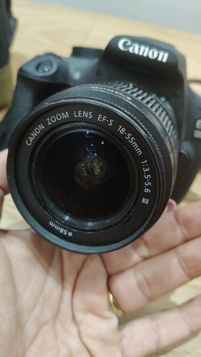 Aparat lustrzanka Canon eos 1200d z obiektywem