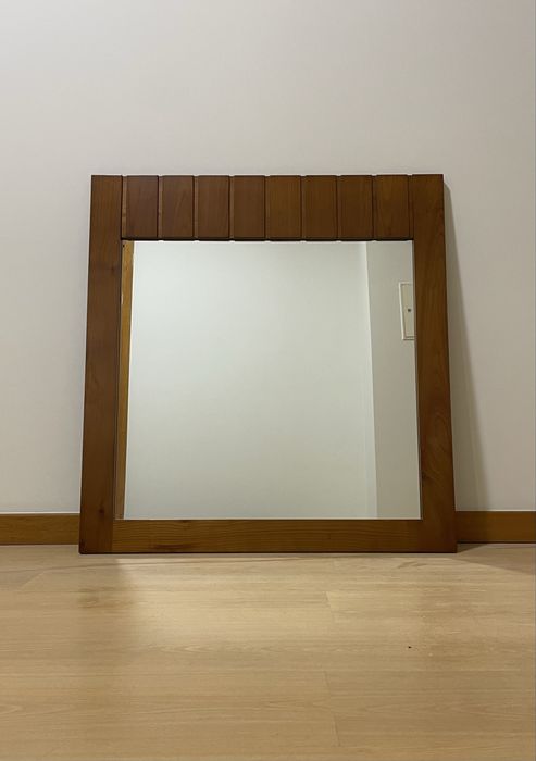 espelho de madeira cerejeira