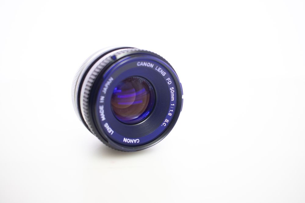 Objetiva Canon FD 50mm F/1.8
