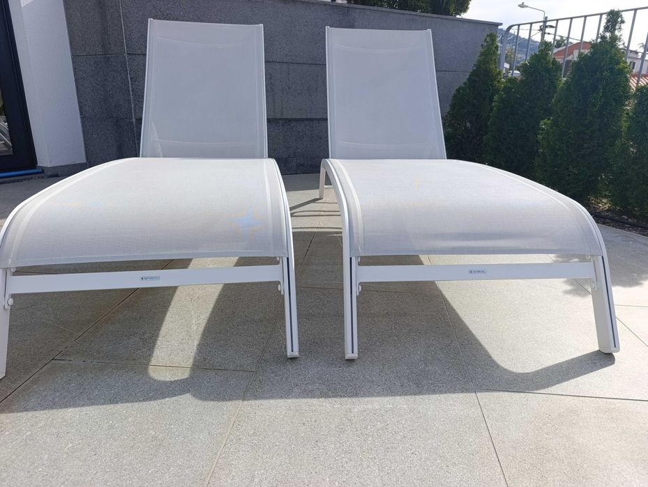 Espreguiçadeiras Jardim Piscina Naterial Lyra II (2 unidades)