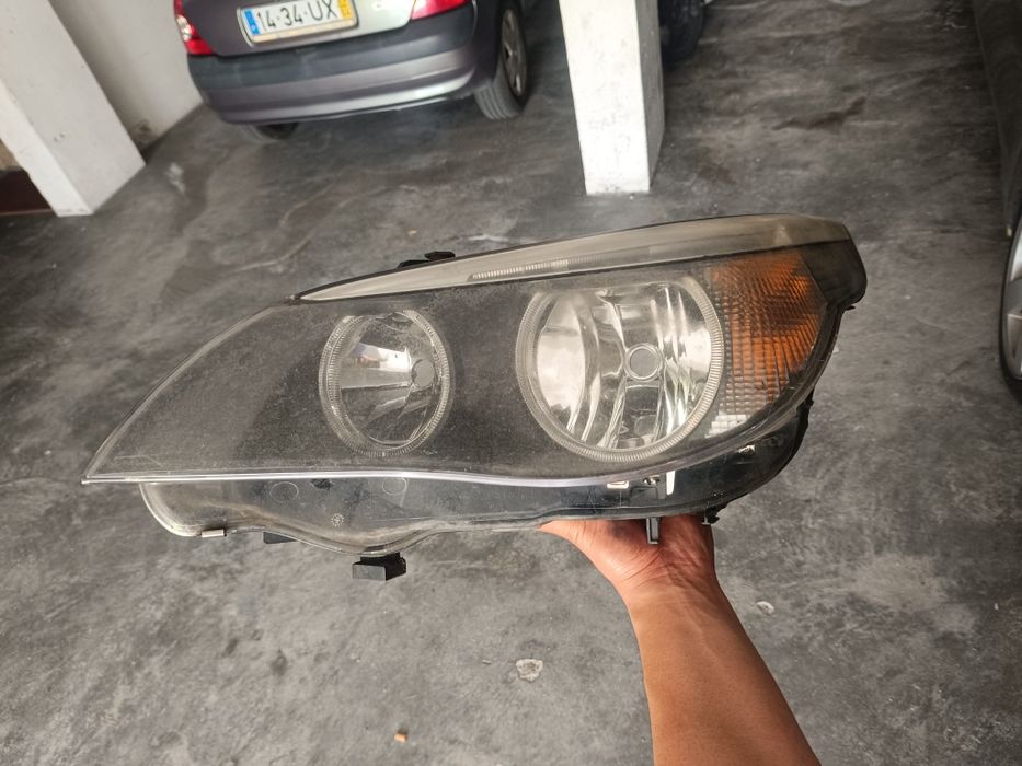 Óptica BMW E60 pré lci sem xénon de origem lâmpadas halógenas