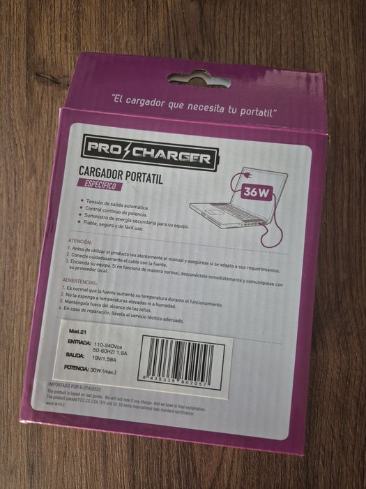 Carregador para Portátil