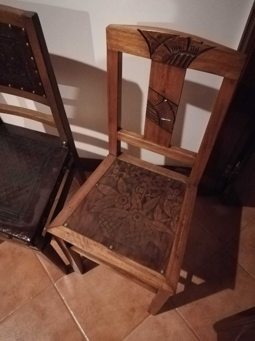 5 cadeiras vintage