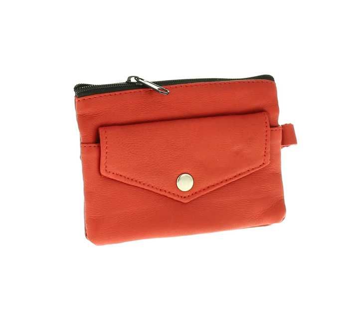 Czerwone skórzane etui na klucze kluczówka kolory