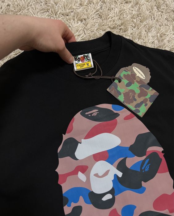 A bathing ape bape футболка