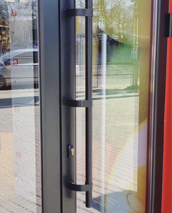 Ручка офисная прямая, ручка офісна пряма, ручка нержавейка