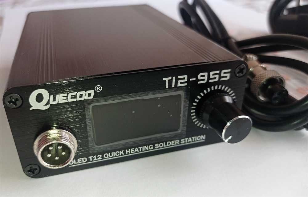 Паяльна станція Quecoo T12-955 + ручка 907, або М8, контролер STM32