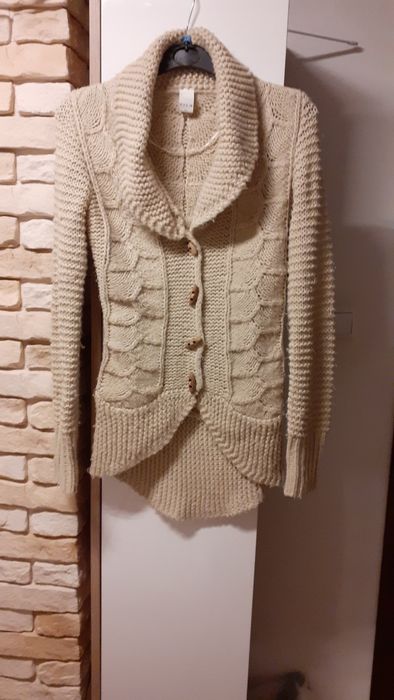 Sweter kardigan roz.Xs.