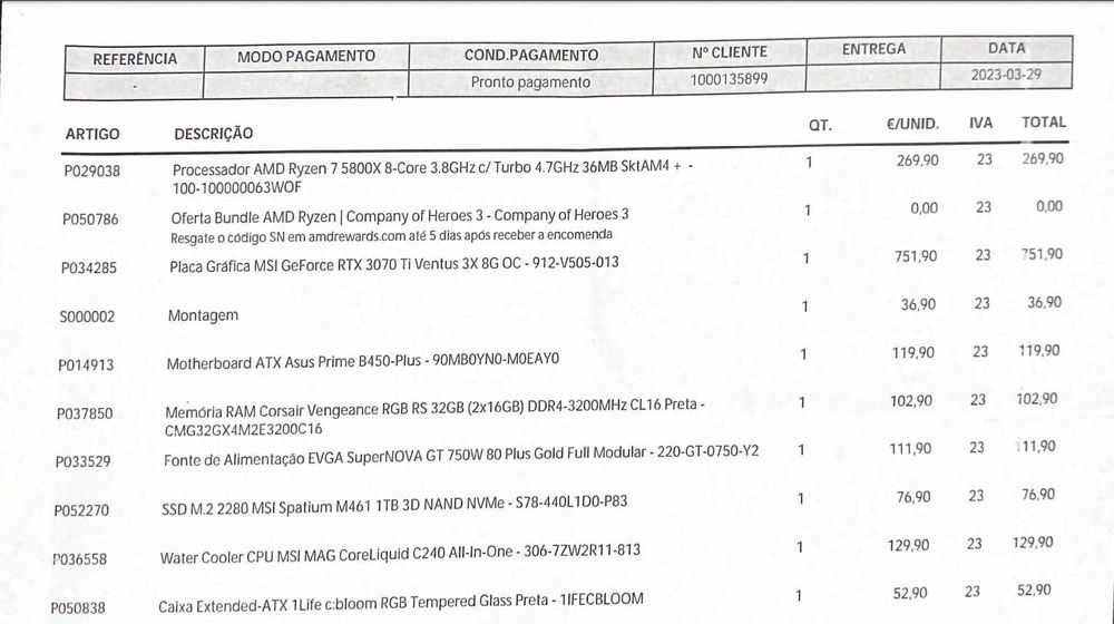 Computador Gaming423804570048276483