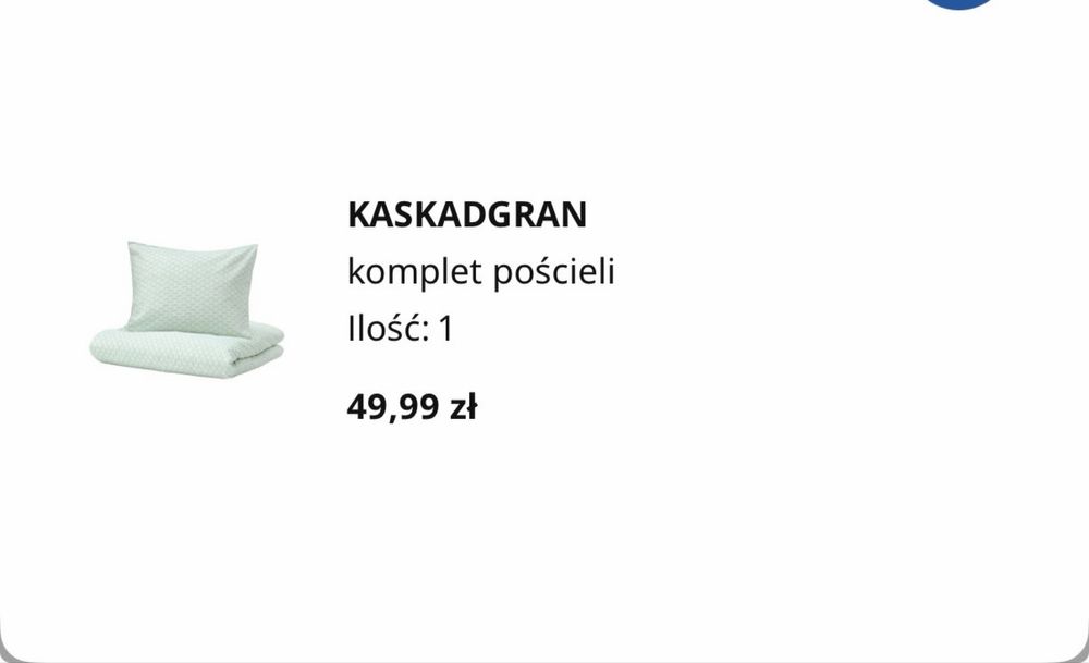 Ikea poszwy na kołdrę 2 szt
