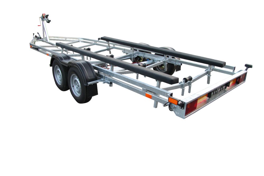 NOWA PRZYCZEPA podłodziowa PP-3000, DMC 3000 kg, ładowność 2550 kg